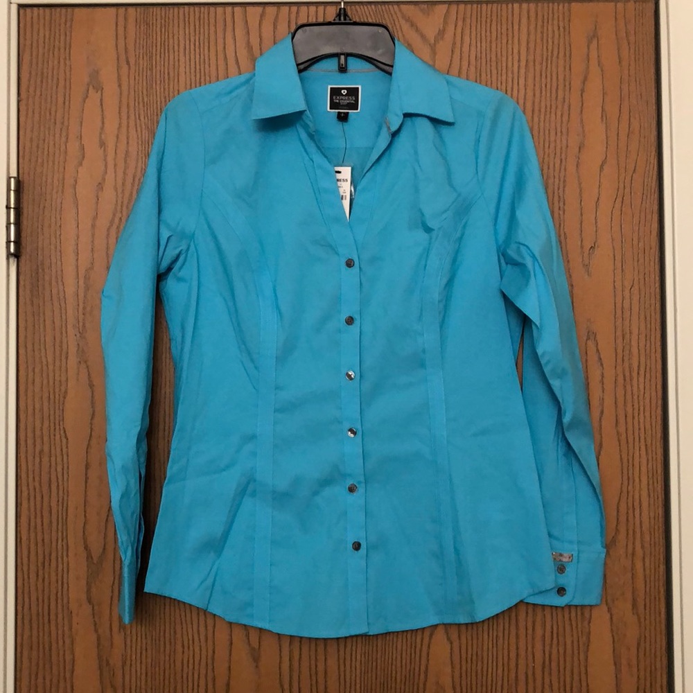 Express Essential shirt, blue